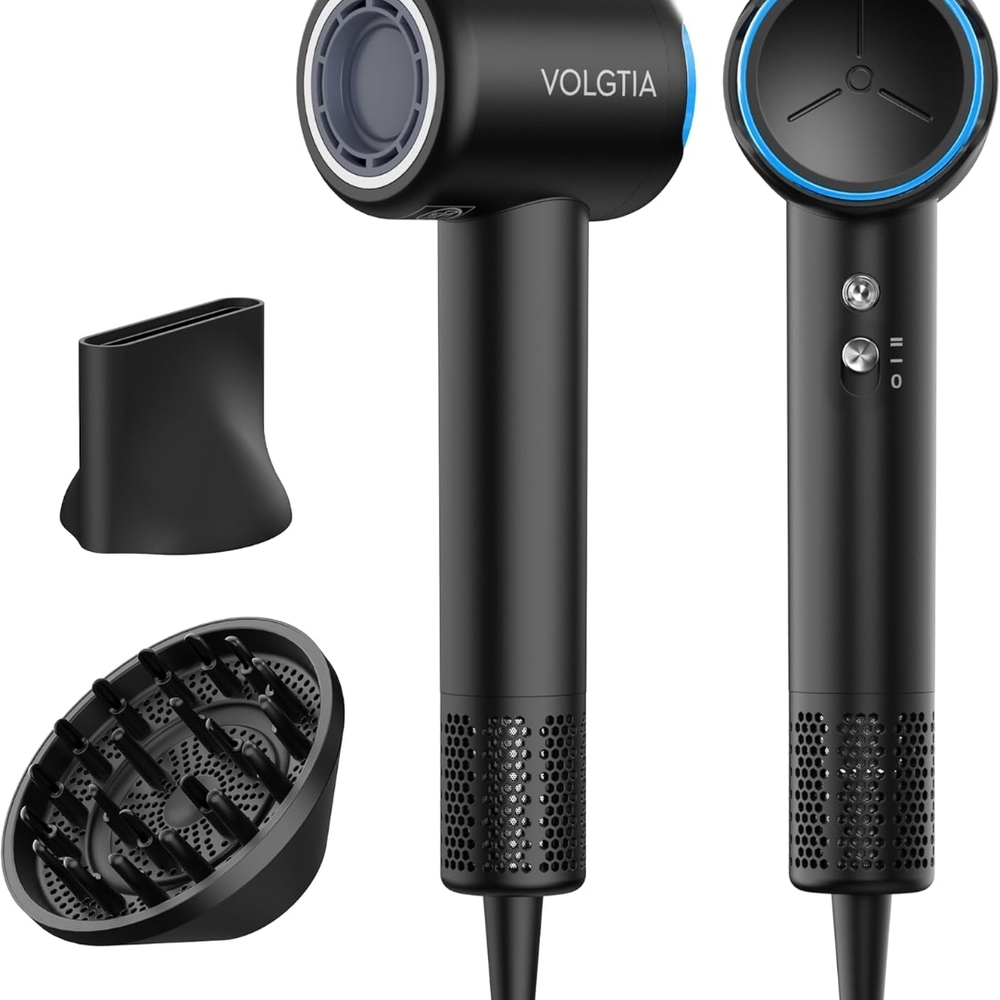 Volgtia Black Hair Dryer Set